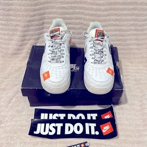 Nike Air Force 1 Low Just Do It Pack White/Black / Size 9 US